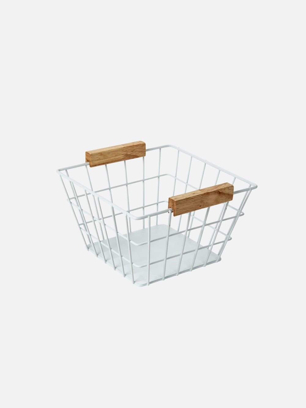 Metal Storage Basket  White M