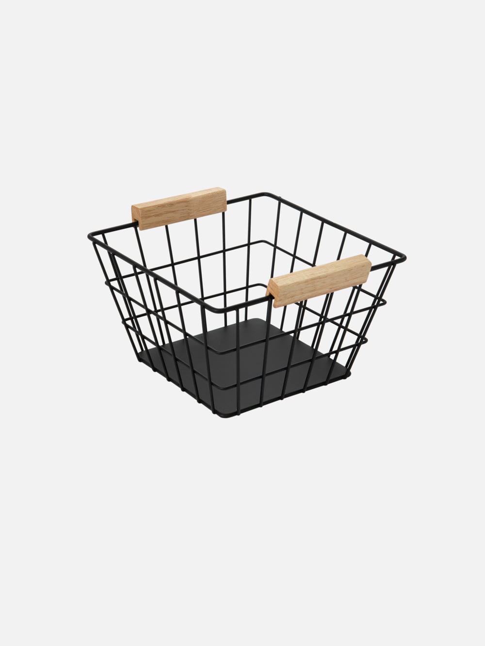 Metal Storage Basket Black M