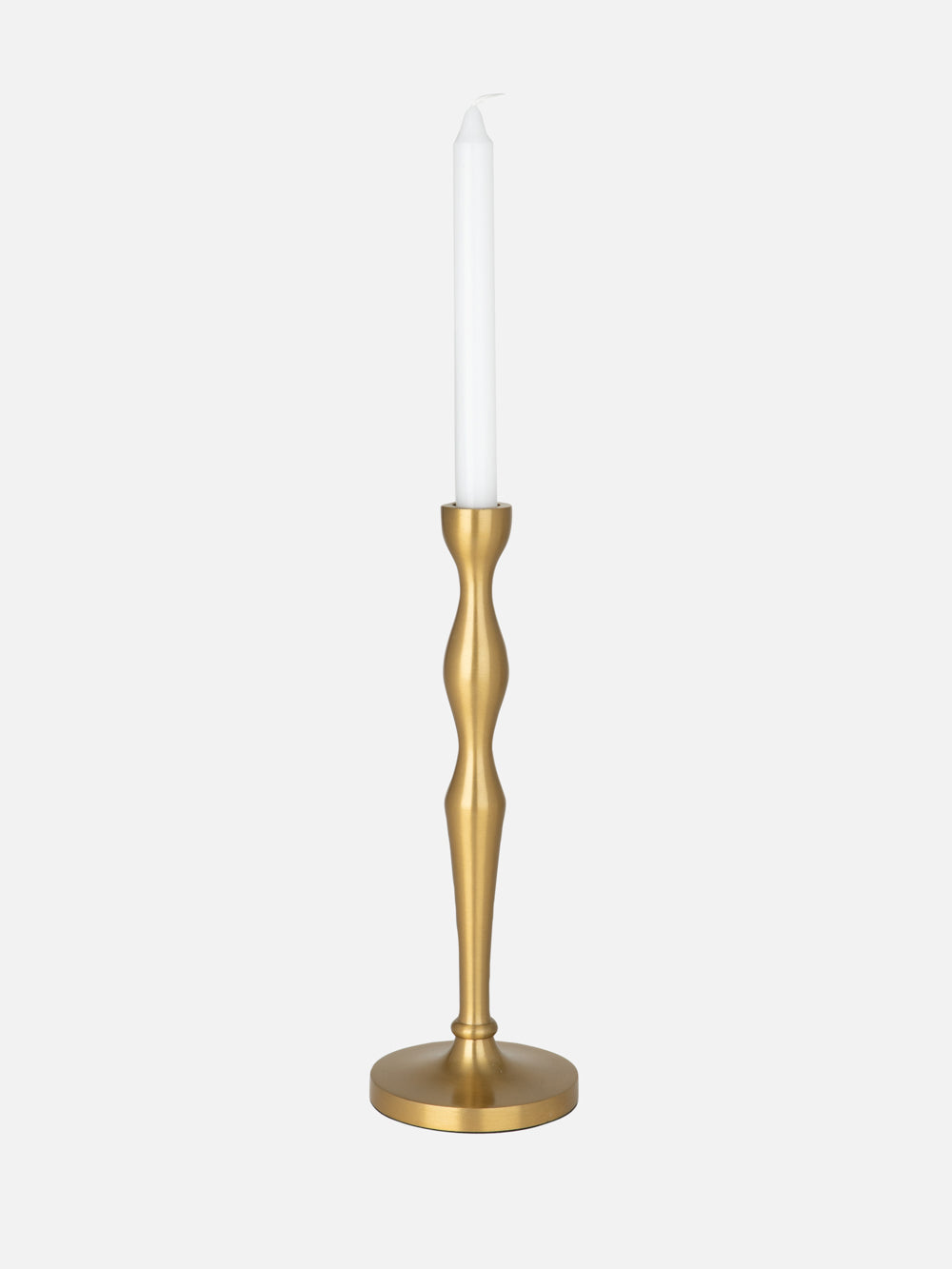 Aqua Taper Candle Holder - L